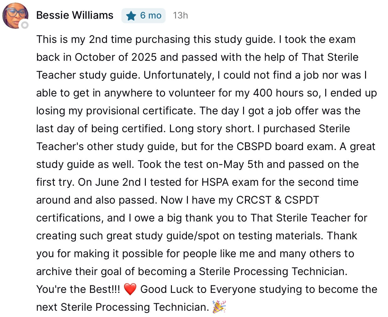 new CRCST exam